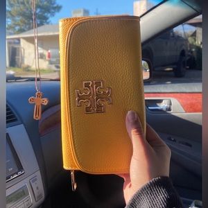 Gold Tory Burch Wallet